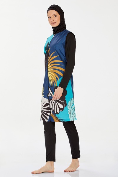 REMSA Emılıa 9262 Full Covered Μαύρο Μαγιό Hijab