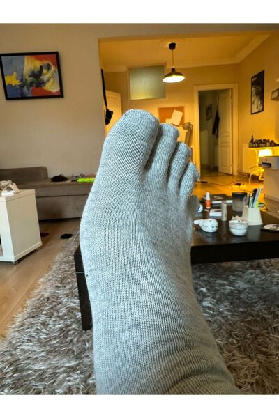 EL YAPIMI Parmaklı Çorap