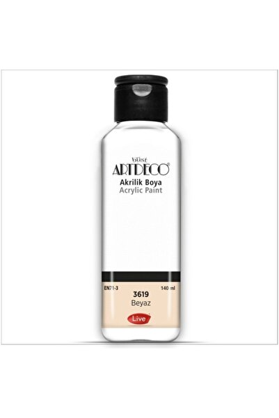 Artdeco 140 ml White Acrylic Paint - 3619