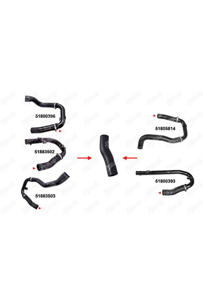 Genel Markalar Turbo Hortumu Küçük Metal Boru Hariç Fıat Lınea 1.3 Jtd-1.4 16...