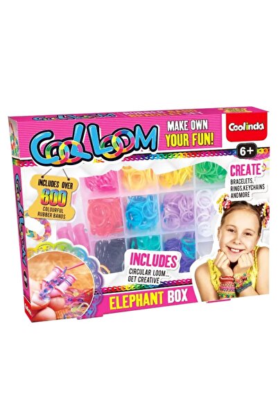 Sunman Renklerin Dansı: Kendi Bilekliğini Tasarla! Cool Loom Elephant Box