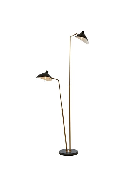 Avonni Avonnı Lm-9127-2bsy Siyah Boyalı Lambader E27 Metal 100x30cm