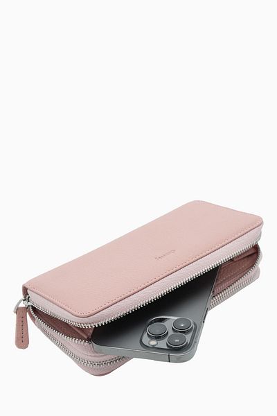 DAMY Genuine Leather Women's Wallet, Women's Wallet & Card Holder, Mother's Day 8265Mg - Powder