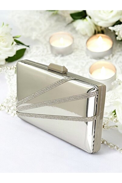 Gloriys Ayakkabı & Çanta 135 дзеркальна сумочка з хрестоподібними каменями