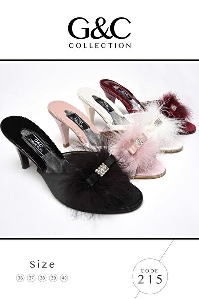 GC Gift Dowry Stone Furry Slippers