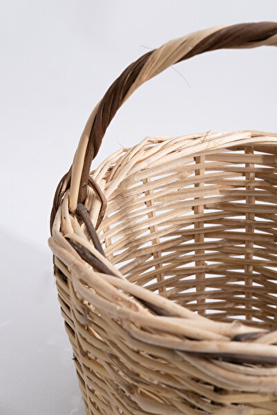 Rafiste Wicker Balcony Basket H: 32 cm