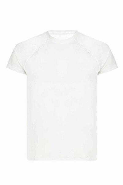 Remsa Mayo Ανδρικό μπλουζάκι κολύμβησης με κοντό μανίκι με προστασία UV για θάλασσα και πισίνα 5630 - Λευκό