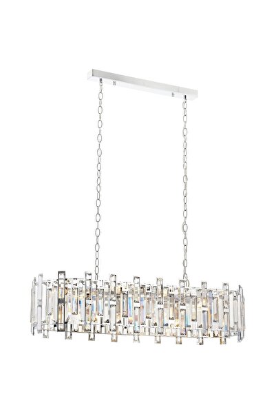 Avonni Avonnı Av-60303-k30x90 Krom Kaplama Klasik Avize E14 Metal Kristal 90x...