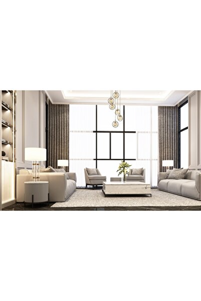 Avonni Avonnı Av-60291-6et Eskitme Kaplama Modern Avize E14 Metal Cam 40cm