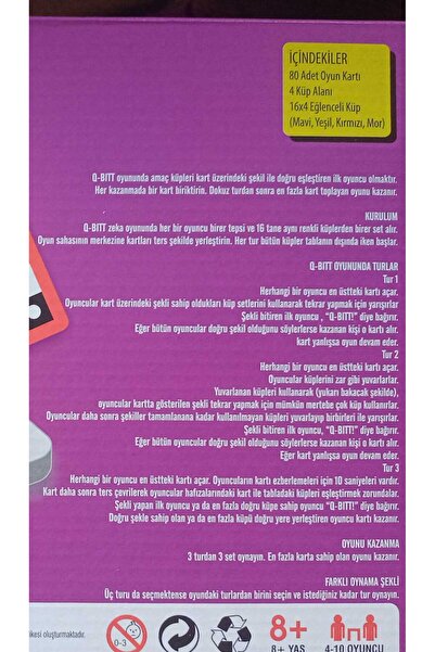 ATLAS TOYS Q-bıtt-q-bıtz Görsel Algı Oyunu 1 Adet