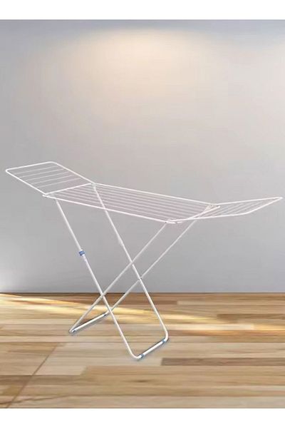 Taimi 1.8m Clothes Dryer Rack White And Blue 180x50x108cm