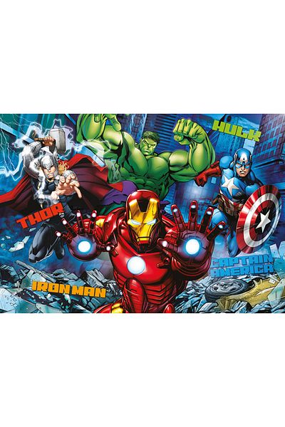 CLEMENTONI لعبة تركيب الصور المقطوعة ثلاثية الأبعاد من فيلم The Avengers مكونة من 104 قطعة 20606