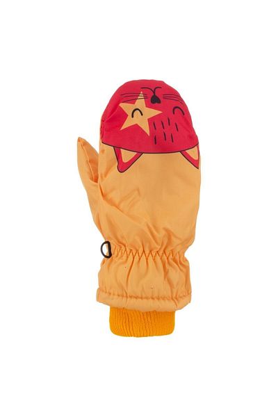Kitti Cat One-Fingered Waterproof Children's Snow Glove Baby Snow Glove (2-5 Years Old)