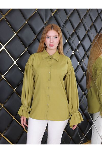 EMMAS CLOTHİNG Bluză oversize din satin cu detaliu cu șnur
