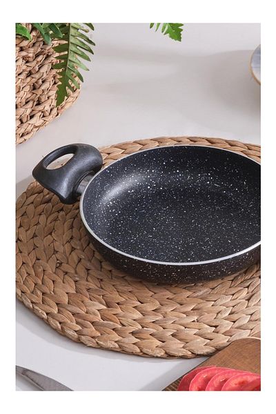 new and single Sahan Pan 18 cm Double Handle Granite Fireproof Non-Stick Sahan Pan