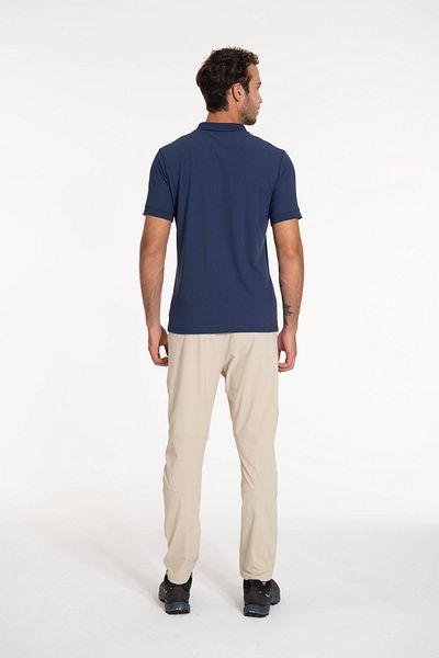 2AS Men's Polo Collar White T-Shirt - Short Sleeve, Teal Tea0404