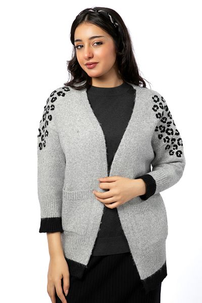 RİNA Forminal Cardigan_M_Gray