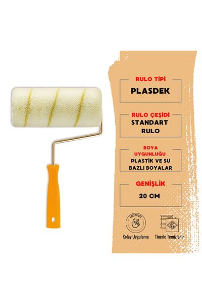 Dekor Plasdek Paint Roller - 20 cm