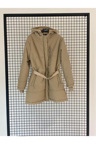 Armine TREND Nova Fabric Zippered Hooded Pocket Coat