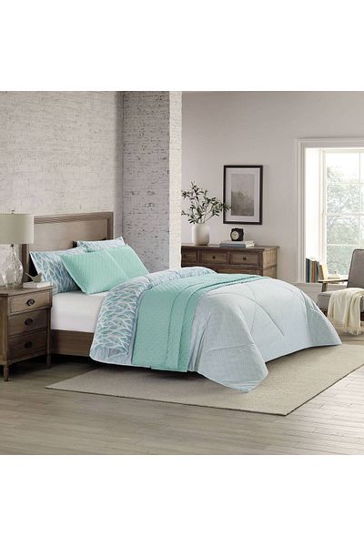 Orange Bed & Bath Fall Costco | 6-piece Double Size Comforter Set -Turqoise 279 × 243 Cm