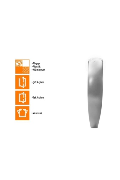 Roto SWİNG SECUSTİK GÜMÜŞ PENCERE KOLU