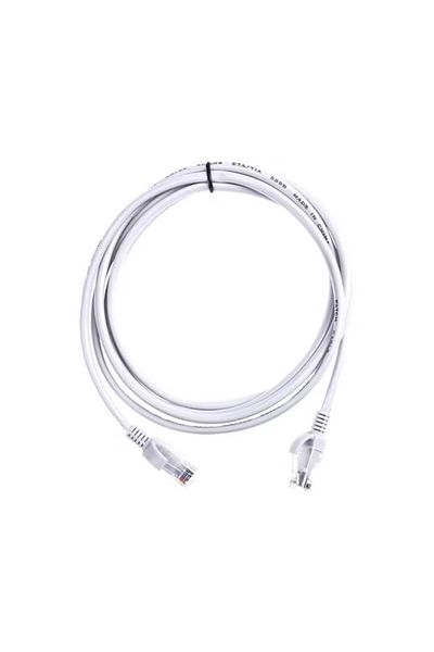 Taimi كابل إيثرنت LAN Cat-6 بطول 1.5 متر للاتصال بالإنترنت والشبكة، أبيض