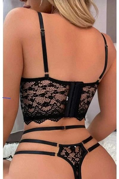 Pastimost Σετ μπουστάκι με δαντέλα Fancy