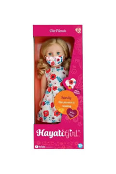 Hayati Girl دمية ساندي مع قناع 18 بوصة لطيفة وجميلة وعالية الجودة ومتينة تدوم...