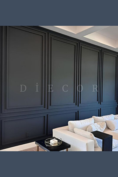 DİECOR Dekoratif Boyanabilir 1 Adet 2 cm Düz Polistren Duvar Çıtası