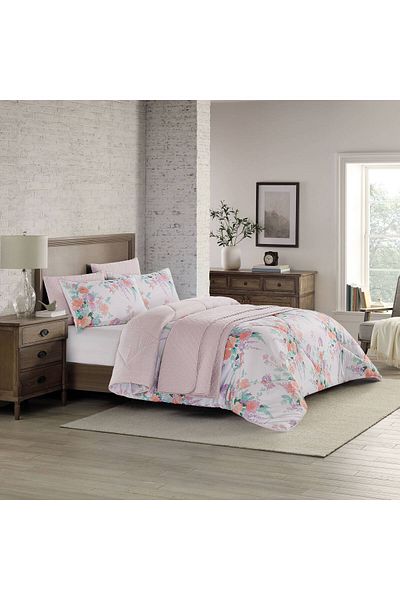 Orange Bed & Bath Fall Costco | 6-piece Double Size Comforter Set - Light Pink 279 × 243 Cm