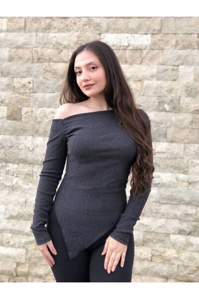 SEVENLINE Bluză de damă cu umăr dezactivat