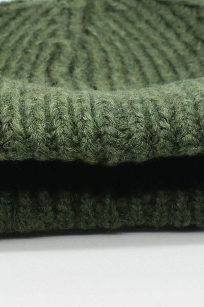 Külah Men's Khaki Wool Beret