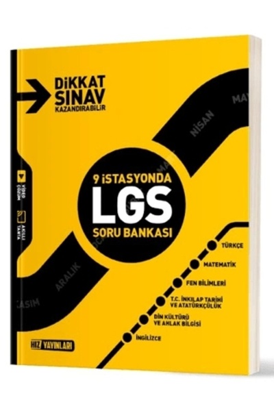 Hız Yayınları 8. Sınıf 9 İstasyonda LGS Soru Bankası / Kollektif / Hız Yayınl...