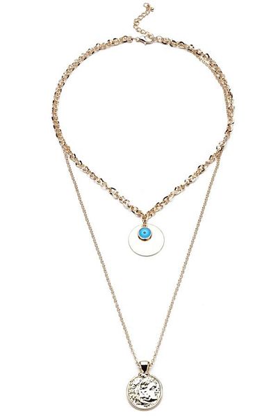 Modex Gold yellow locket necklace