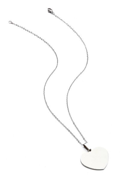 Modex Heart Shaped Steel Necklace