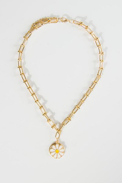 Modex Gold Tifany Chain Daisy Necklace