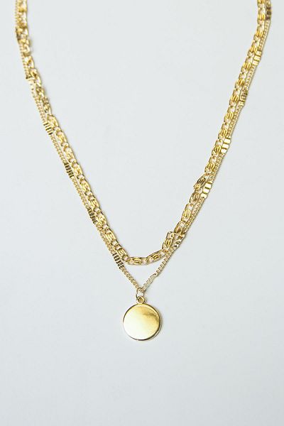 Modex Double Chain Cut Necklace
