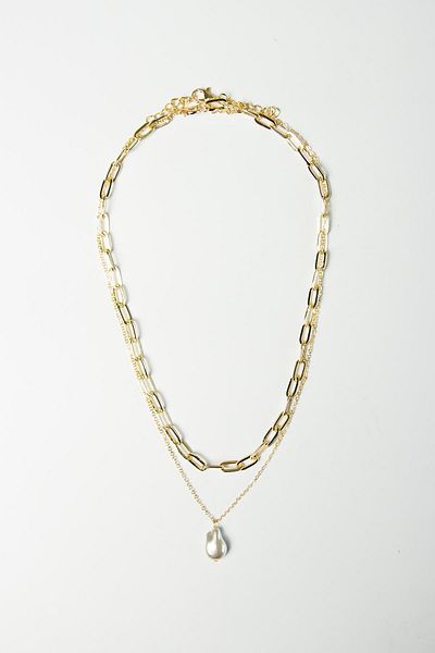 Modex Gold Double Chain Necklace