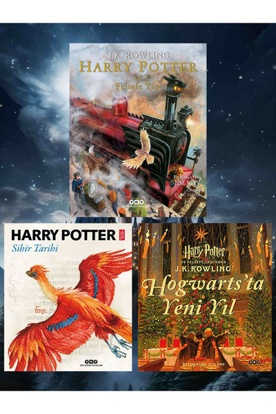 Yapı Kredi Yayınları Harry Potter 3 Kitap Koleksiyon Seti ( Felsefe Taşı & Ho...