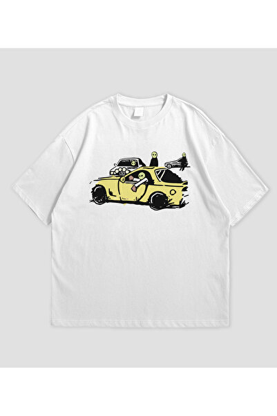 SVART WEAR Unisex Oversize μπλουζάκι με σχέδιο Cactus Jack