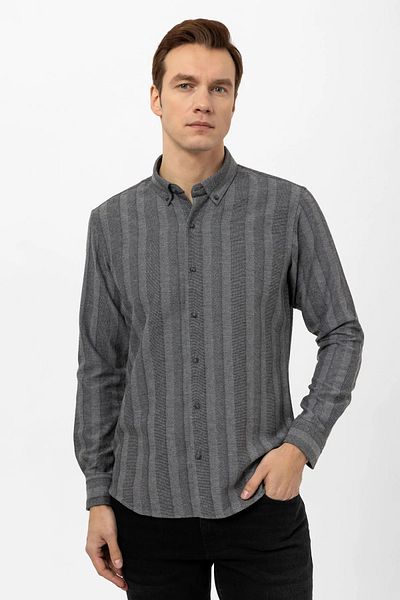 SÜVARİ SLIM FIT ΜΠΟΥΚΑΛΙ ΞΥΛΟΛΟΓΟΣ ΜΕ ΣΧΕΔΙΟ