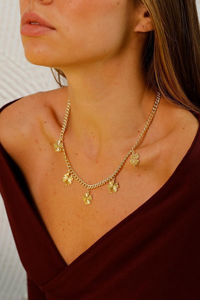 Modex Clover Figured Necklace