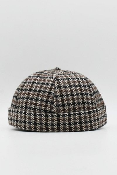 Külah Vintage Short Docker Hat - Ethnic Pattern