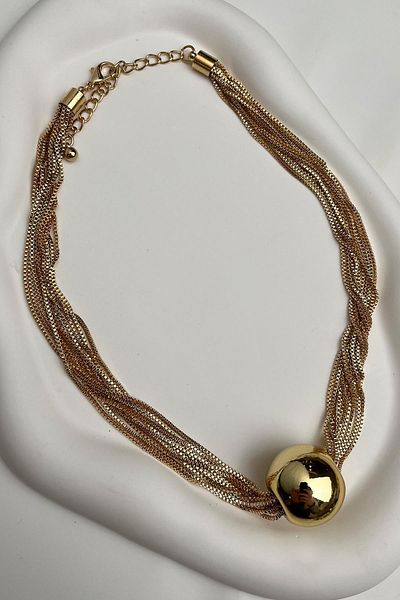 Modex Multiple Italian Chain Heel Necklace (Size:44+5cm)