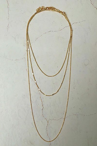 Modex Triple Sheri Chain Necklace