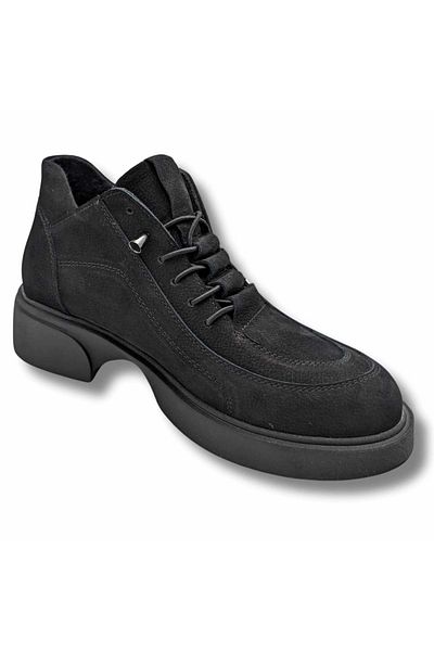 ÇİĞDEM KUNDURA Passo - Women's Real Nubuck Leather Short Boots