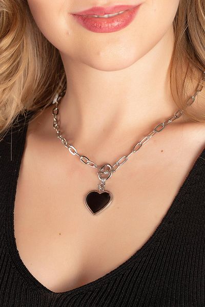 Modex Heart Figure Necklace Gift for Lover