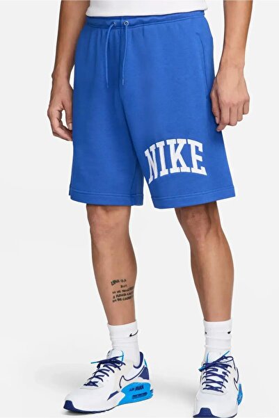 Nike Ανδρικό μπλε αθλητικό σορτς από φλις της Sportswear Clup
