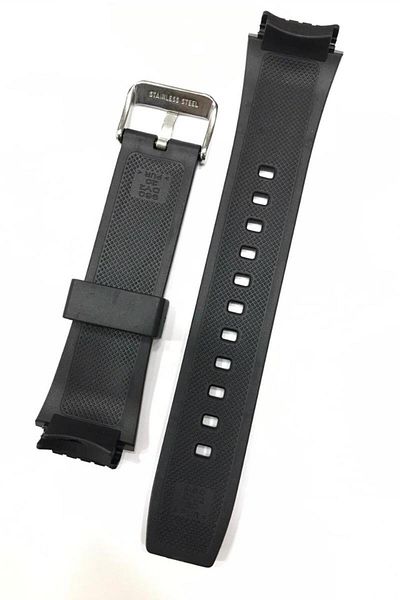 Casio Original Watch Band for Edifice Ecb-10P Ecb-10Yp Black Silicone