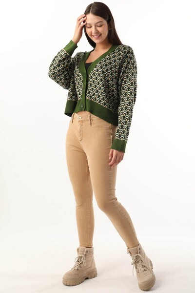 BANNY JEANS Women's High Waist Jean Trousers Camel